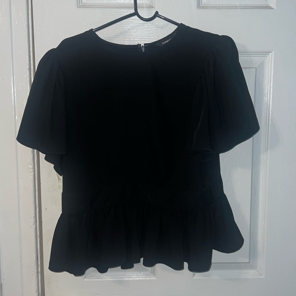 Express Blouse black L